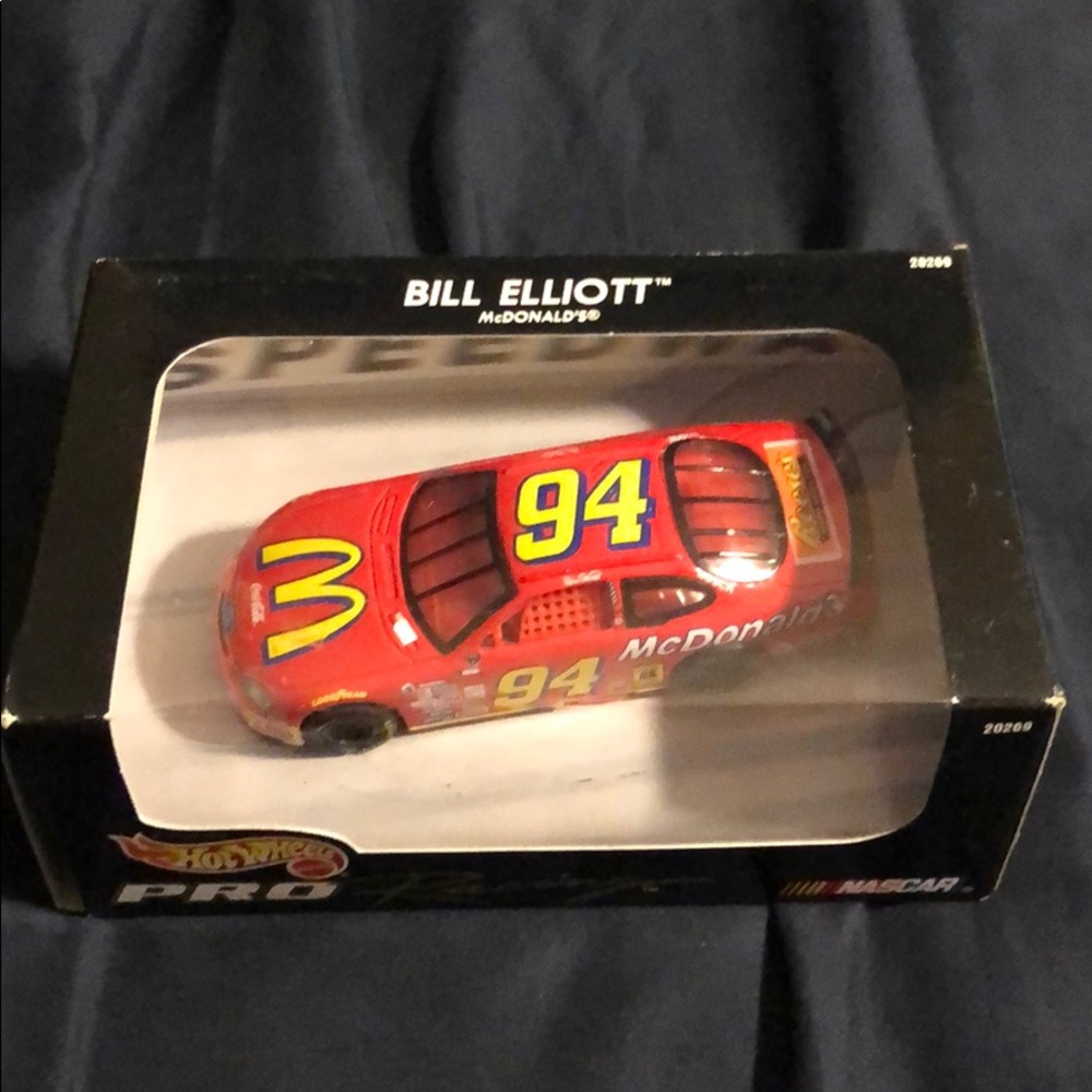 Bill Elliot McDonald’s nascar driver replica car